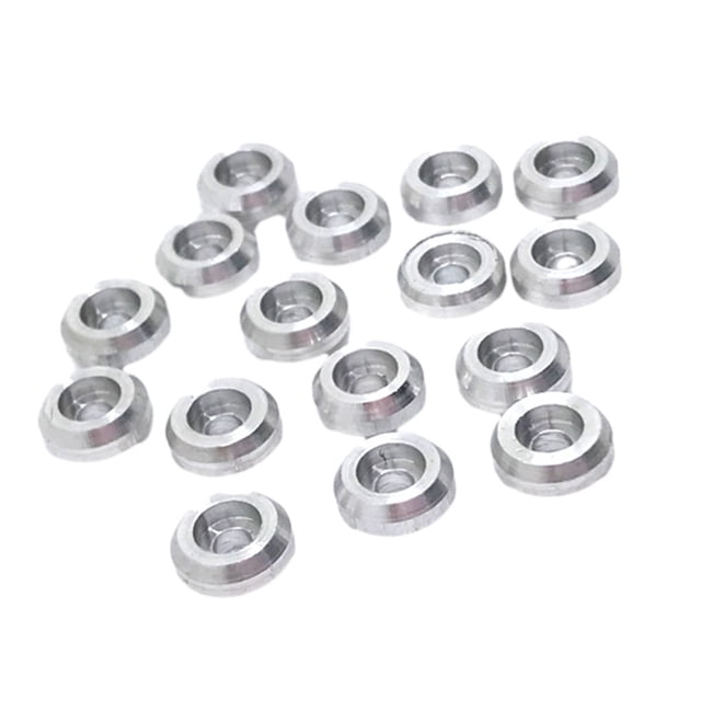 Junta de Amortiguador Bewildely RCGOFOLLOW 16 Piezas Aleación de Aluminio Plata 1/16 WPL