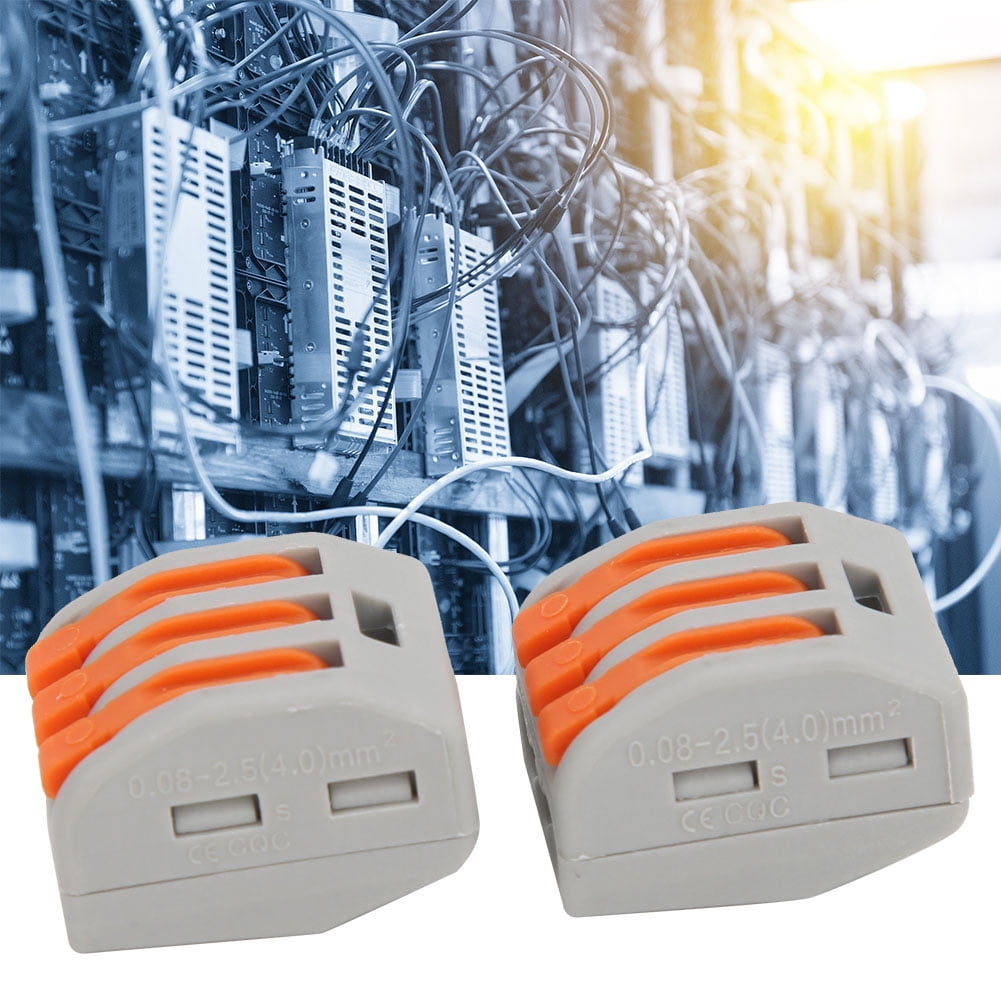 Cable Connector Wiring Connector Wire Quick Connector 15 Pcs PCT213