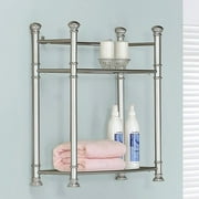 Monarch Specialties 22 in. Metal 2 Tier Shelf