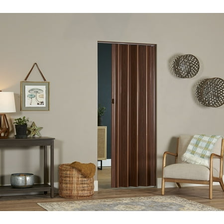 Homestyle Echo PVC Folding Door fits 36" x 80" Chestnut