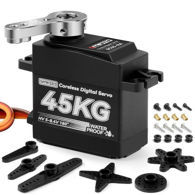 Servomotor Smraza SC55-1VA, 45 kg, resistente al agua, 8,4 V, 180°