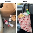 thumbnail image 6 of Yuyamidu Cherry Car Trash Bag for Auto, Office, Home Daisy Car Garbage Bags Hanging Trash Bags Accessories Pink Storage Packages Pouch for Van Truck Sedan, 6 of 7