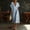 Sky Blue, variant on Kaftan Dresses for Women Lace Trim Short Sleeve V-neck Caftan Bikini Swimsuit Cover-Up Long Beach Vacation Dress with Pockets