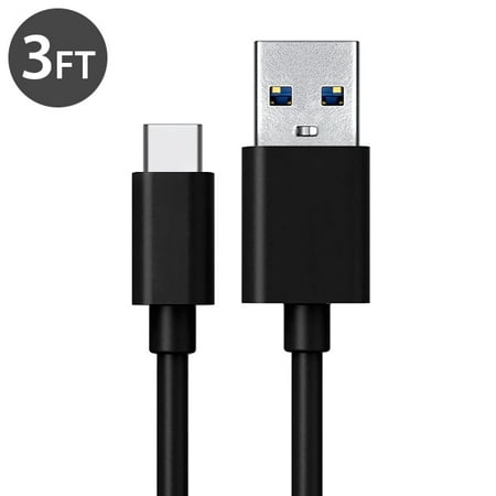USB Type C Cable Charger, FREEDOMTECH 3ft USB C to USB A Charger Cable Fast Charger Cord For Samsung Galaxy Note 8, Galaxy S8/S8+, Apple New Macbook, Nexus 6P 5X, Google Pixel, LG G5 (Best Usb Type C Cable)