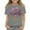 Gray, variant on CCRFTGI Mardi Gras Shirt for Children Girls Size 10-12 Funny 0 Shirts Trendy Beads Tee Party Crew Neck Gift T-Shirt Purple 3-4 Years
