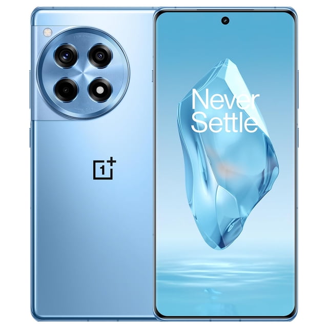 OnePlus 12R 5G 256 Go + 16 Go RAM (Bleu Frais) / Cellulaire Débloqué Neuf d'Usine