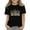 Black, variant on WTOBBY Summer Children's Round Neck Casual Short Sleeve T-Shirt Top with "BIG SISTER" Design - Girls Shirt for Fun and Sibling Pride,Army Green 100