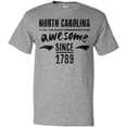 thumbnail image 3 of Inktastic North Carolina Awesome Since 1789 T-Shirt, 3 of 5