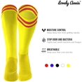 thumbnail image 3 of Lovely Annie Boys' 1 Pair Knee High Sports Socks for Baseball/Soccer/Lacrosse 002 S Yellow, 3 of 5
