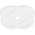 thumbnail image 2 of 36"OD x 5"ID x 14 1/4"C x 1"P Charlotte Architectural Grade PVC Contemporary Ceiling Medallion, 2 of 11