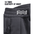 thumbnail image 3 of Taigaofy Men's Winter Fleece Lined Hiking Pants With Zip Pockets Waterproof Quick-Dry Travel Fishing Work Outdoor Pants Gray XL, 3 of 8