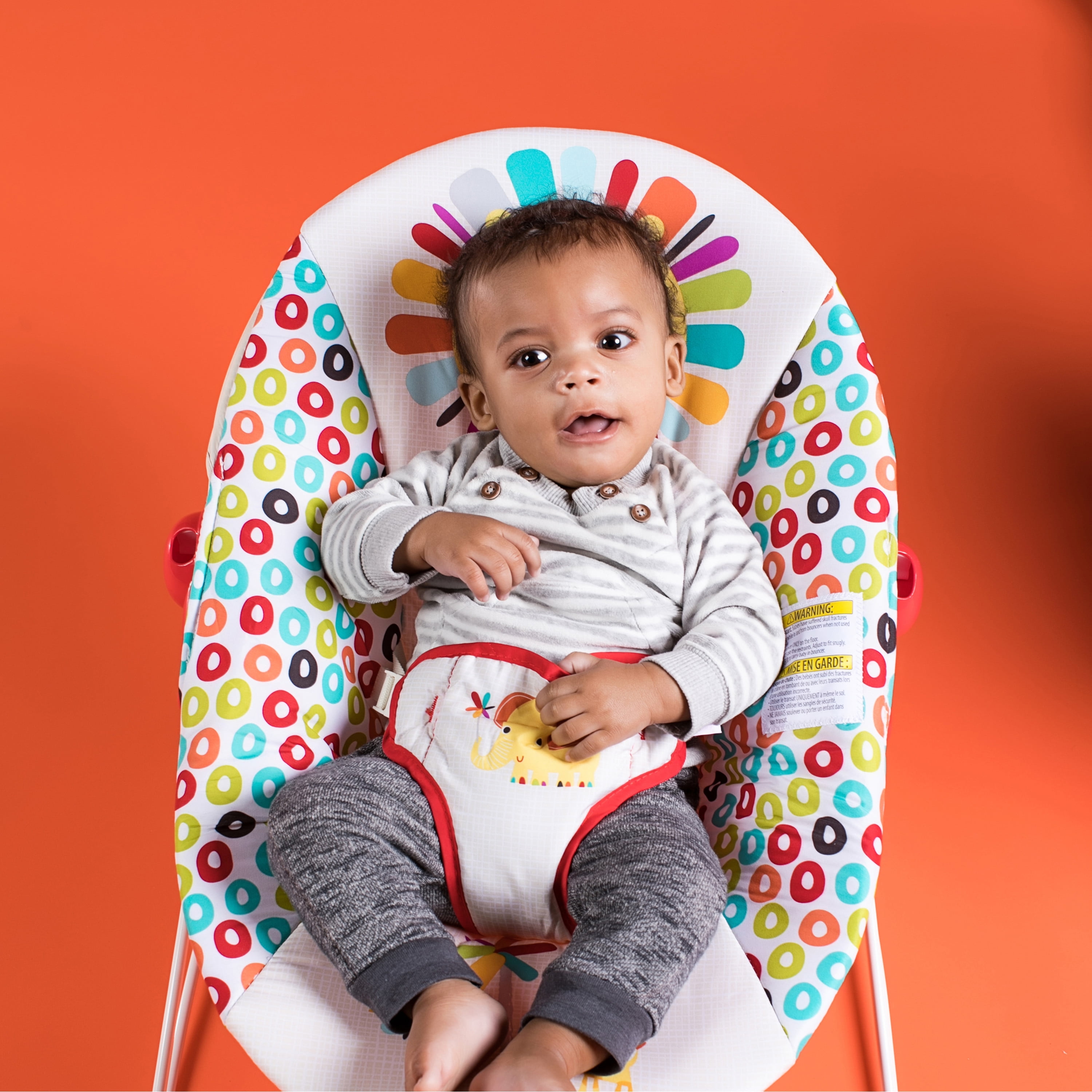 bright starts raindrop rainforest bouncer