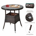 thumbnail image 4 of 4 Pieces Outdoor Cushioned Rattan Furniture Set, 4 of 9