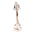 thumbnail image 4 of Piercing de Bola de cristal Zulema Acero inoxidable 26mm 1.02 pulgadas, 4 of 8