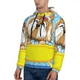 thumbnail image 3 of Bingfone Dog Takes A Bath In The Bathtub Men'S Drawstring Hoodie Long Sleeve Pocket Sweatshirts-Small, 3 of 9