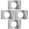 thumbnail image 1 of OUNONA 4Pcs Stainless Steel Strike Plate Security for Strengthening Loose Locks, 1 of 8