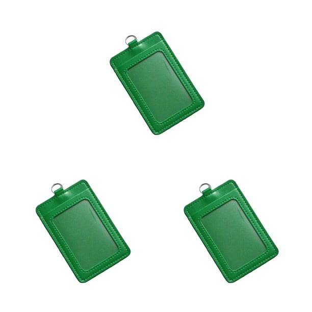 Seitruly 10 piezas de cubierta de tarjeta de identificación PU carcasa protectora de negocios multifuncional tarjetas de autobús manga mujeres hombres Type1 NO1