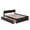 Espresso, variant on Orlando Wood King Platform Bed with Footboard & Twin XL Trundle in Espresso