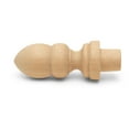 thumbnail image 4 of Small Wood Finials, 2-7/16 inch Wooden Finials for Crafting, DIY Décor, and Wooden Finial Crafts, Pack of 100, by Woodpeckers, 4 of 6
