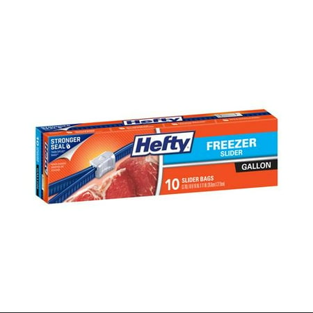 freezer gallon bags hefty slider walmart