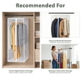 thumbnail image 2 of Hold N' Storage Garment Bag - Clear Hanging Closet Organizer with Zipper and Rod - 42"H, 2 of 7
