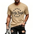 thumbnail image 4 of Men’s We the People 13 Star Patriotic T-Shirt, Vintage American Flag Inspired Graphic Tee, 4 of 4