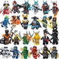 thumbnail image 1 of 24 Piezas Figura Ninja Hielo Samurai Blizzard Bloques Construcción MOC, Muñecos Acción Guerrero Fantasma, Regalo Único para Niños y Coleccionistas, 1 of 10