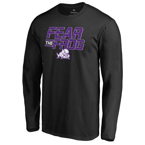 Men's Black TCU Horned Frogs Hometown Collection Long Sleeve T-Shirt