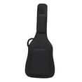 thumbnail image 2 of Acoustic Guitar Bag with Pockets Backpack Cloth Fabric Electric Adjustable Shoulder Strap for Bass Black, 2 of 9