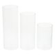 thumbnail image 1 of 3 portavelas de vidrio transparente para velas votivas, portavelas cilíndricos., 1 of 5