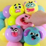 New Smushers Squishy - Curiosities Smushers Dog Face Swap Squishy, Soft Slow Rising Stress Relief for Stress & Anxiety Relief, Cute Dog Face Sensory Fidget for for Adults Anxiety Relief