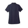 thumbnail image 4 of Port Authority LK164 Ladies SuperPro Knit Polo, True Navy, XS, 4 of 4