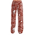 thumbnail image 5 of FrzhBrz Valentines Day Women Comfy Casual Pajama Pants Soft Lounge Pajama Pants Drawstring Cute Love Heart Straight Leg Comfy Pj Bottom, 5 of 5
