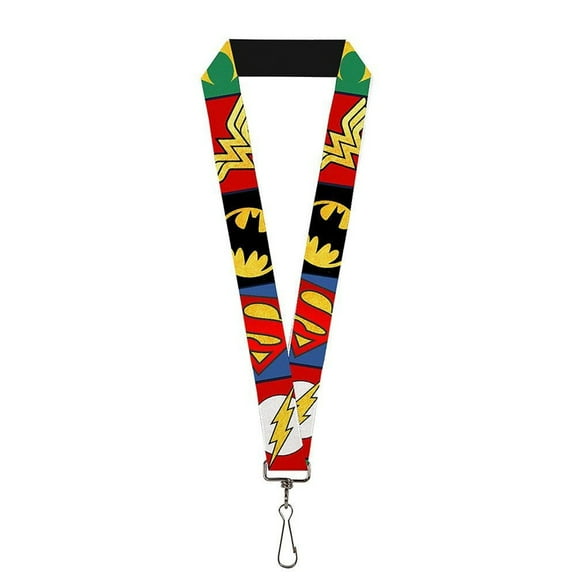 Justice League Memeber Symbols 1.0 Lanyard