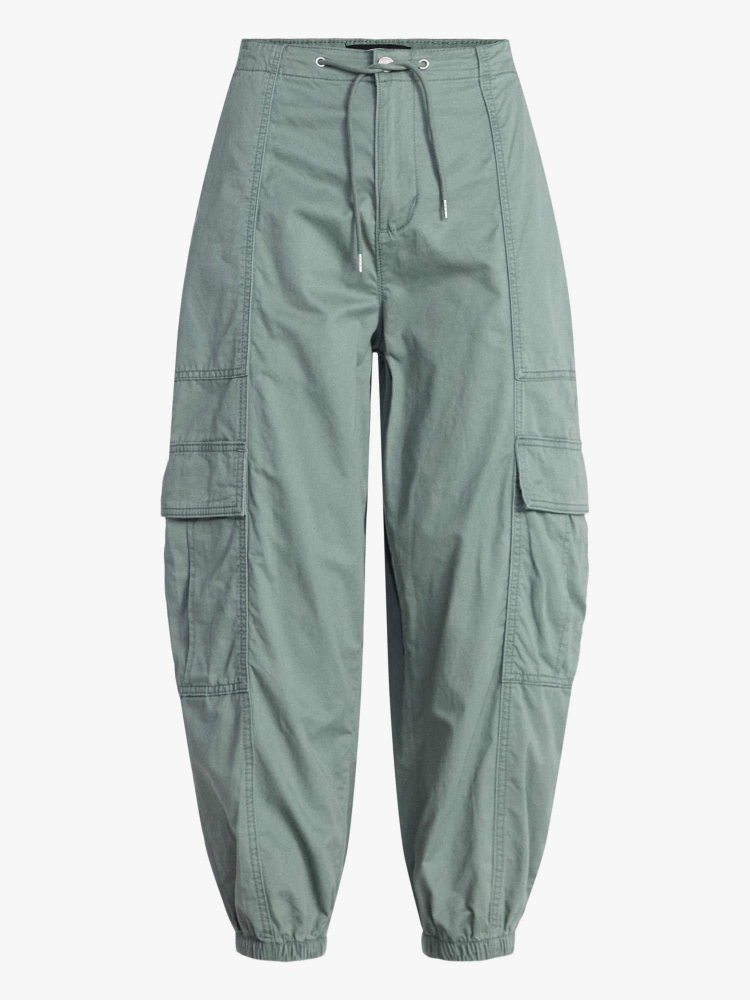 Scoop Women’s and Women's Plus Cotton Utility Jogger Pants, Sizes XS-4X