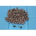 thumbnail image 2 of TEMO 100 pc 1/4 Inch (6 mm) Sand Drum Grit 60 Coarse with 2 pc 1/8 Inch (3 mm) Mandrel for Dremel and Compatible Rotary Tools, 2 of 2