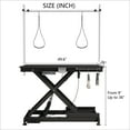 thumbnail image 2 of electric pet grooming table, 110V/220V professional groomer recommend super Deluxe electric pet grooming table, 110V/220V professional groomer recommend height adjust from 8 up to 36inch BLACK COLOR, 2 of 21