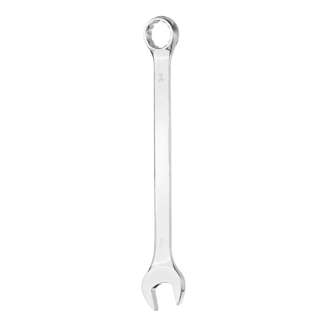 Combination Wrench 24mm Metric 12-Point Box and Open End 45# Carbon Steel