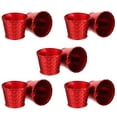 thumbnail image 4 of CIMAXIC christmas 10pcs Christmas Tree Planting Pot Christmas Party Tree Fixing Base Plastic Flowerpot for Xmas Tree,2.95"X2.95"X2.36", 4 of 5