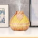 thumbnail image 3 of Humidificador de aire purificador de 400 ml Temporizador de grano de silencioso Difusor de aceite esencial portátil ultrasónico para escritorio Grano de madera poco profundo Soledad Humidificador de aire, 3 of 10