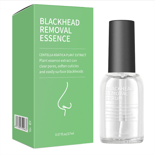 Kit de eliminación de puntos negros Essences Skin Care Suero para eliminar puntos negros 17 ml + 90 mascarillas nasales despegables Suero con extractos de plantas que suaviza el estrato córneo y desta