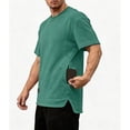 thumbnail image 5 of LIaqionyy Men's T Shirts Short Sleeve Crew Neck Tees Solid Color Basic Casual Loose Tee Shirt with Pockets S-4XL, 5 of 7