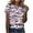 Multicolor#1, variant on UVEASISHA Plus Size 4th of July Shirts for Women Short Sleeve Patriotic USA Flag Print T-Shirt Independence Day Gifts Crew Neck Tops Multicolor L