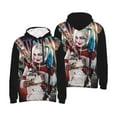 thumbnail image 5 of Animated Harley Quinn Sweatshirt For Mens Fashion Hoodies Pullover Athletic Daily Hoody Hooded Gift, 5 of 5