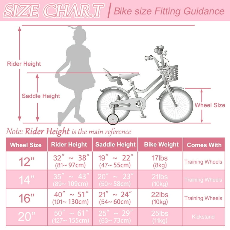 Chart Bike Size 16 15 Bike Frame Size Chart Road Bike Size Chart