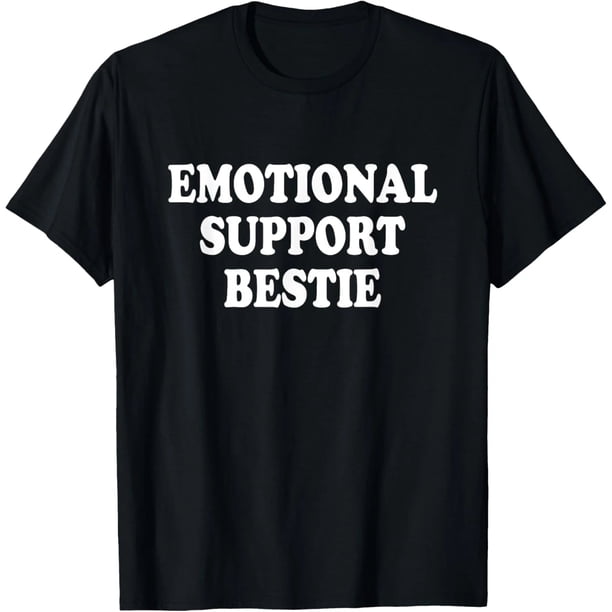 Camiseta de Mejor Amiga para Apoyo Emocional - 100% Algodón