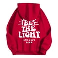 thumbnail image 5 of Womens Hoodie 2025 Be The Light Christian Hoodies with Pockets Hooded Sweatshirt Hoodie Women Pullover, 5 of 6