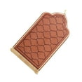 thumbnail image 3 of veasfak Classic Prayer Rug Comfortable Anti Slip Wedding floor Carpet Travel Praying Mat Brown, 3 of 9