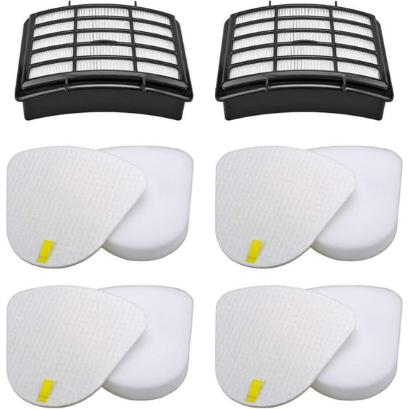 2   4 Pack Vacuum Filters Replacement Compatible for Shark Navigator Lift-Away NV350, NV351, NV352, NV355, NV356E, NV357, NV360, NV370, NV391, UV440, UV490, UV540,Replacement XFF350 XHF350