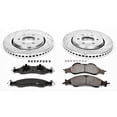 thumbnail image 3 of PowerStop Front Z23 Evolution Sport Carbon-Fiber Ceramic Brake Pad and Drilled & Slotted Rotor Kit Fits: FORD LINCOLN Select Models K4682, 3 of 10